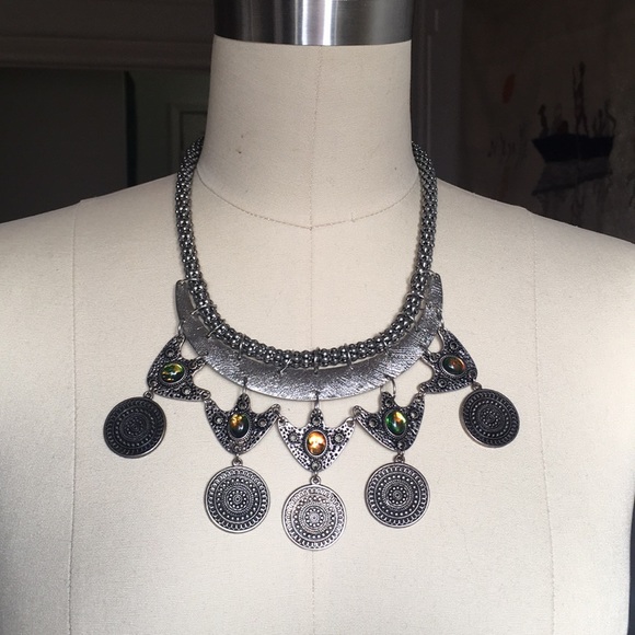 Topshop Freedom silver Necklace - Picture 4 of 7